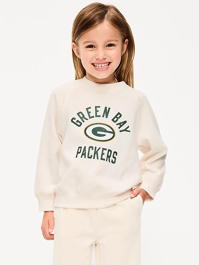 Green Bay Packers Crew-Neck Sweatshirt for Toddler Girls