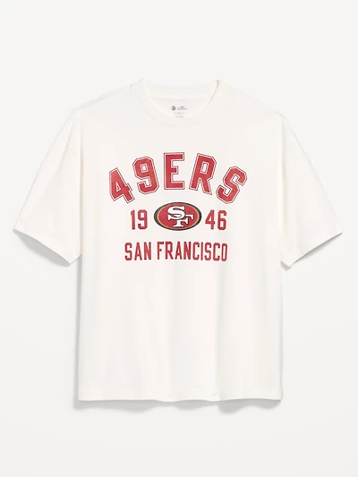 San Francisco 49ers Oversized Graphic T-Shirt for Men