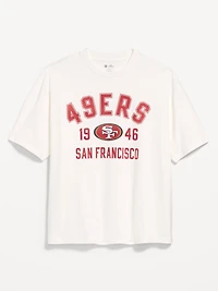 San Francisco 49ers Oversized Graphic T-Shirt for Men