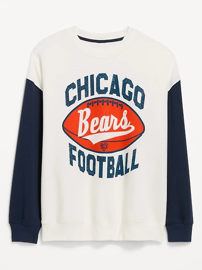 Chicago Bears Oversized Fleece Sweatshirt for Women
