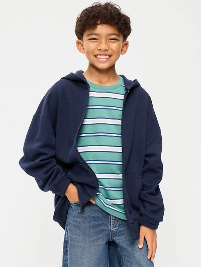 Oversized Zip Hoodie for Boys