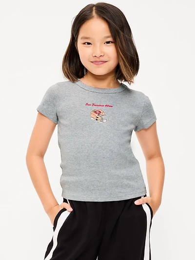 San Francisco 49ers Fitted Graphic T-Shirt for Girls