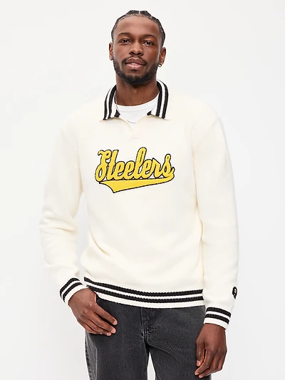 Pittsburgh Steelers Collared Sweater for Men