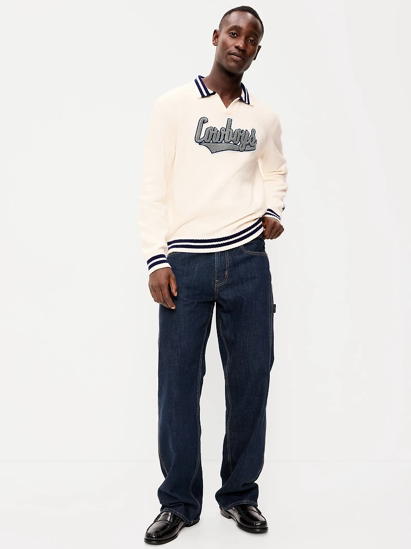 Dallas Cowboys Collared Sweater for Men