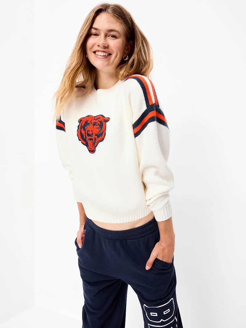 Chicago Bears Cropped Sweater for Women