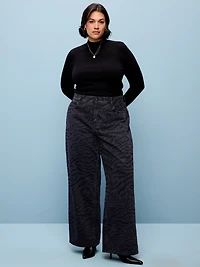 High-Waisted Baggy Wide-Leg Jeans