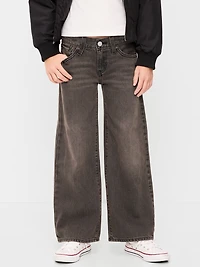 Low-Rise Baggy Wide-Leg Jeans for Girls