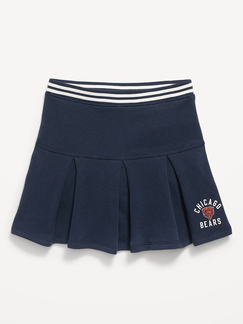 Chicago Bears French Terry Pleated Skort for Toddler Girls