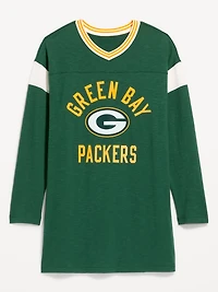 Green Bay Packers Oversized Mini Football Dress for Women
