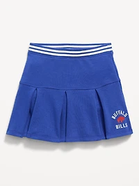 Buffalo Bills French Terry Pleated Skort for Toddler Girls