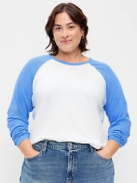 EveryWear Long-Sleeve Raglan Baseball T-Shirt
