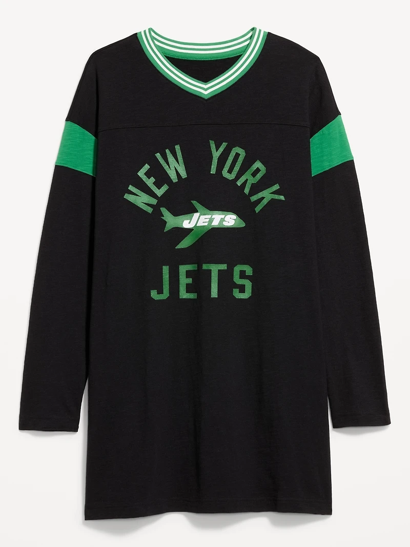 New York Jets Oversized Mini Football Dress for Women