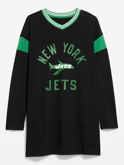 New York Jets Oversized Mini Football Dress for Women