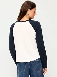 EveryWear Long-Sleeve Raglan Baseball T-Shirt