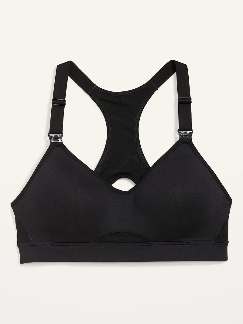 Soutien-gorge sport de maternité et d'allaitement à maintien élevé