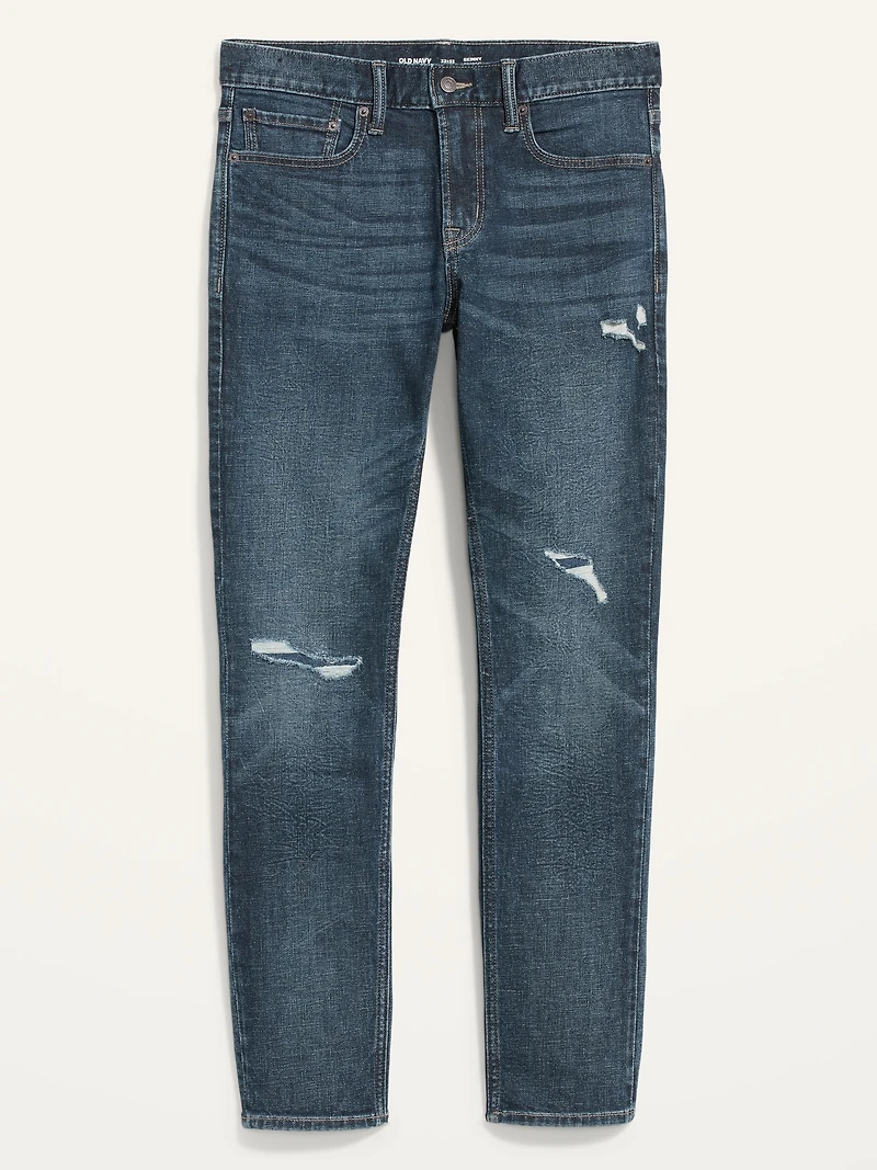 Skinny Built-In Flex Ripped Jeans