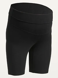 Short de vélo maternité PowerChill à taille rabattable, entrejambe 20 cm
