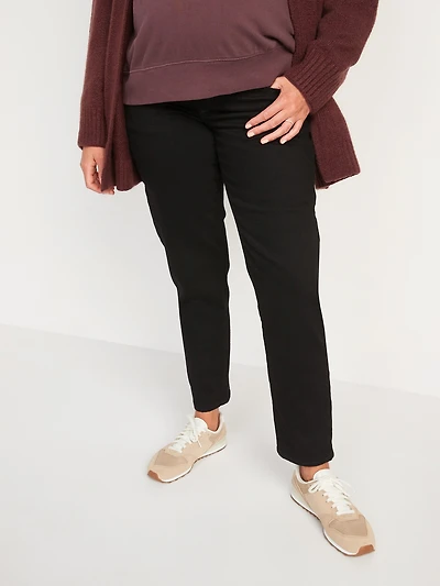 Jean OG droit à panneau couvrant de maternité