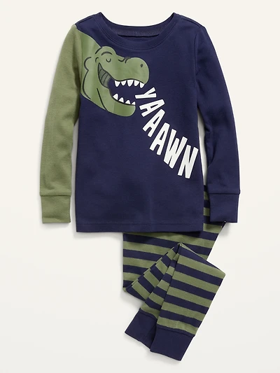 Unisex Snug-Fit Graphic Set for Toddler & Baby