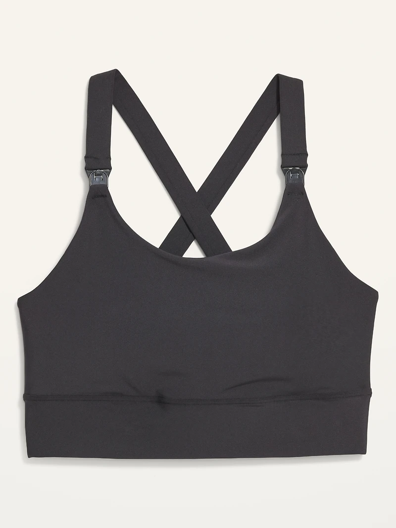 Soutien-gorge sport de maternité et d'allaitement à maintien moyen