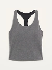 PowerSoft Racerback Crop Tank Top