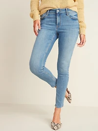 Mid-Rise Rockstar Super-Skinny Jeans