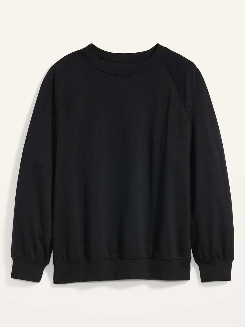 Oversized French Terry Tunic Sweatshirt