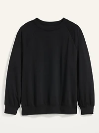 Oversized French Terry Tunic Sweatshirt