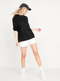 Oversized French Terry Tunic Sweatshirt