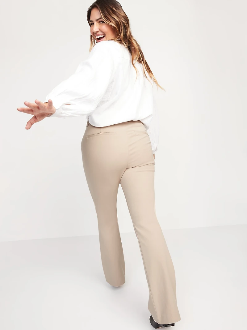 High-Waisted Pixie Flare Pants