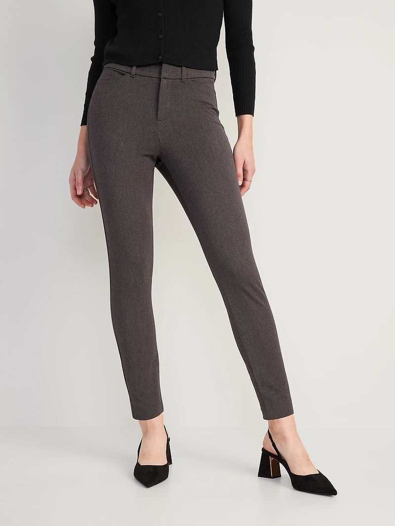 High-Waisted Pixie Skinny Ankle Pants