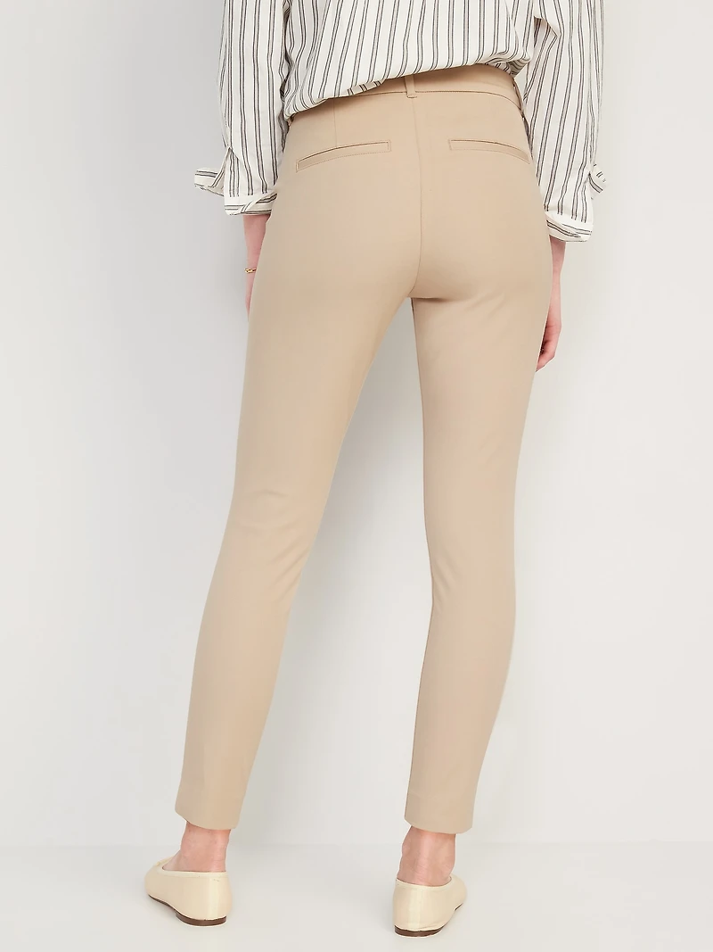 High-Waisted Pixie Skinny Ankle Pants