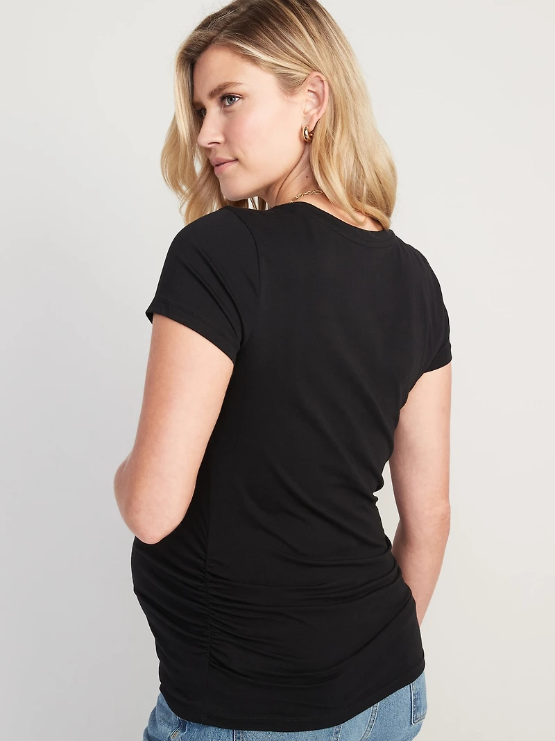 T-shirt ras du cou de Maternité