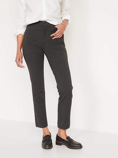 High-Waisted Pixie Straight Pants