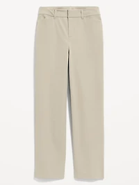 High-Waisted Pixie Straight Pants