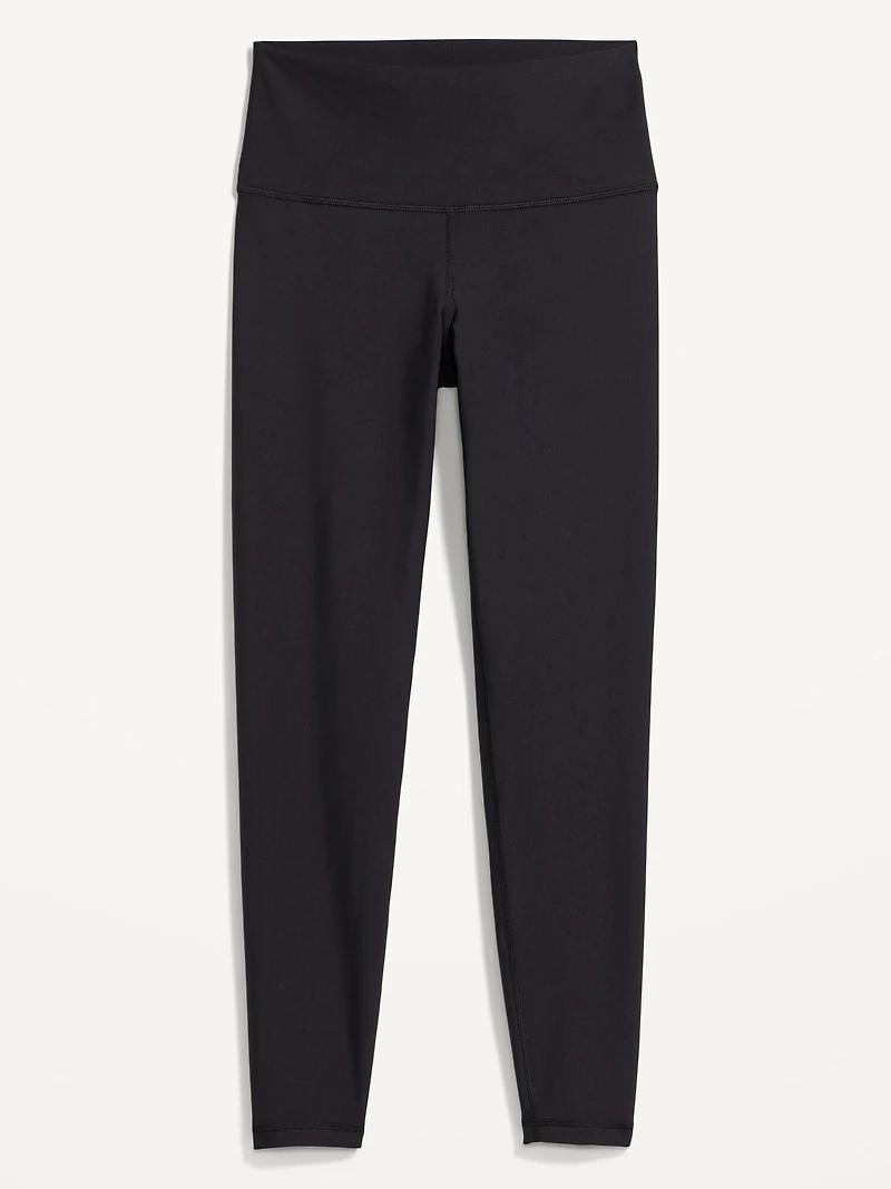 High-Waisted PowerSoft Rib Mix 7/8 Leggings