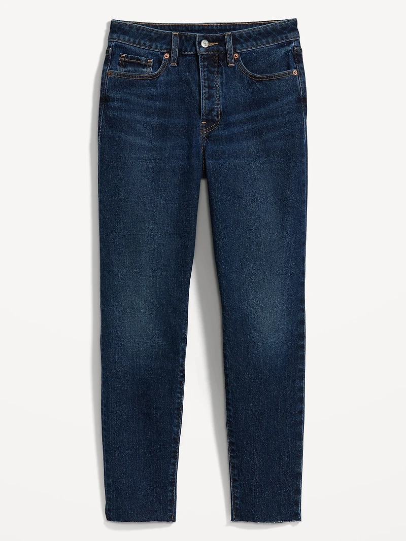 High-Waisted OG Straight Ankle Jeans