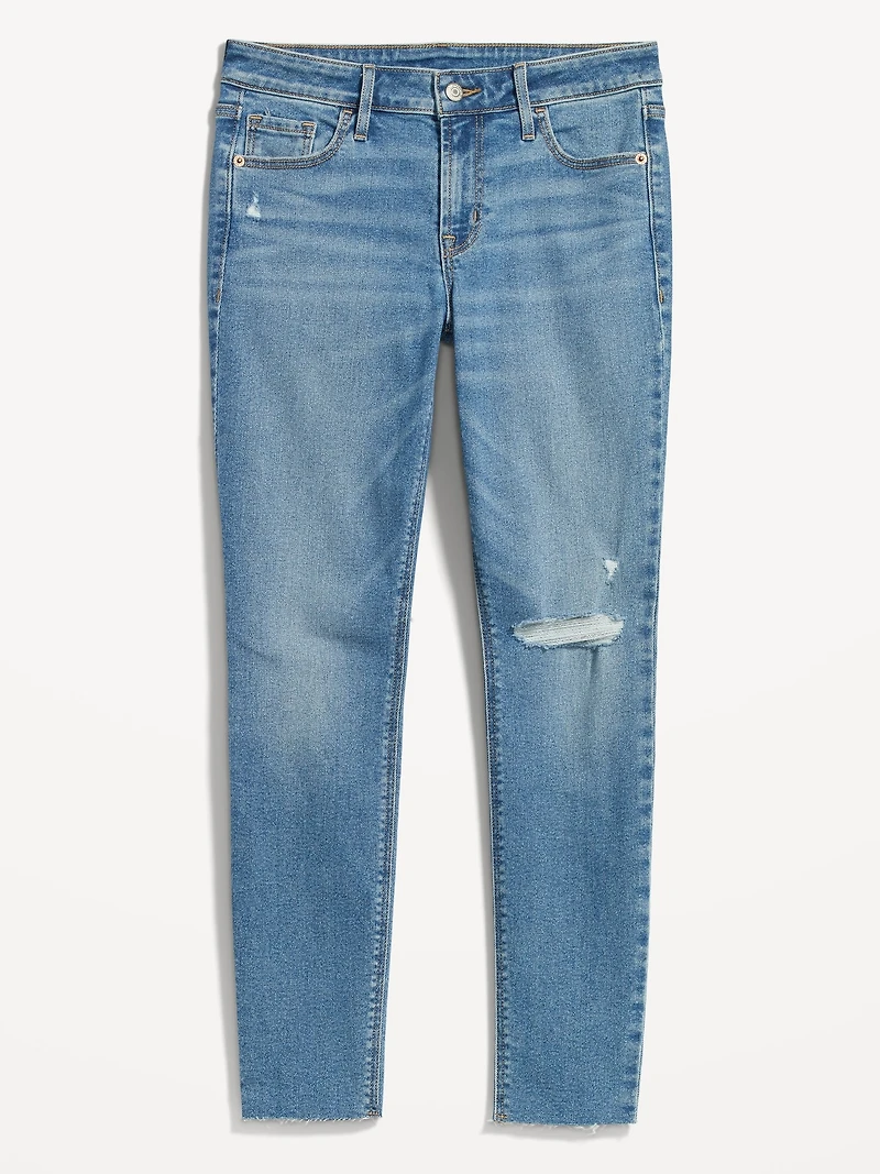 Mid-Rise Rockstar Super-Skinny Jeans