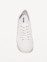 Canvas Lace-Up Sneakers