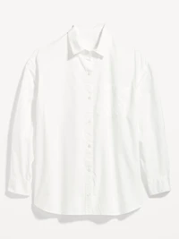Oversized Button-Down Boyfriend Shirt