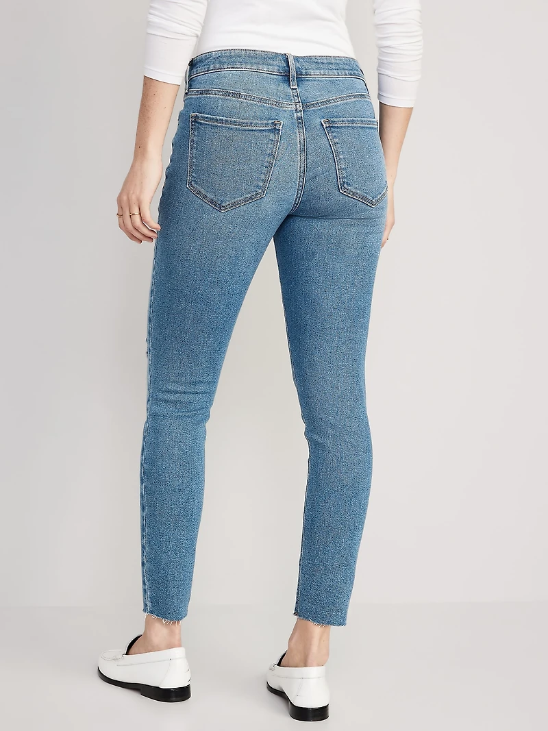 Mid-Rise Rockstar Super-Skinny Jeans