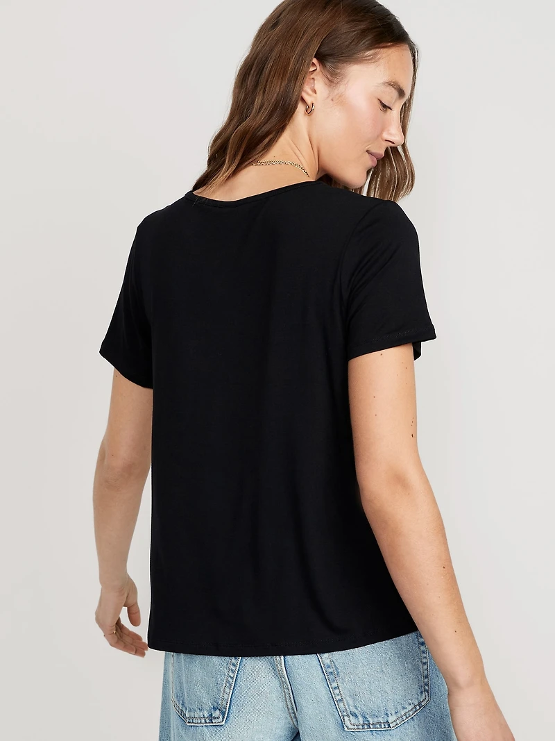 Luxe V-Neck T-Shirt