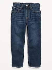 High-Waisted Slouchy Straight Built-In Tough Jeans for Girls
