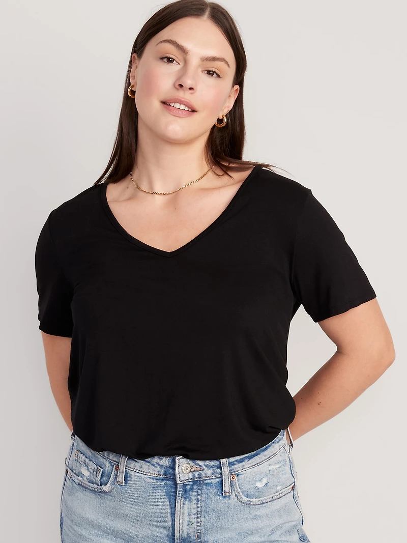 Luxe V-Neck T-Shirt