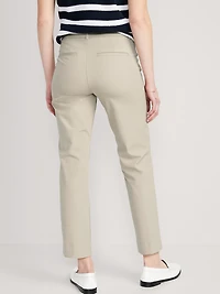 High-Waisted Pixie Straight Pants