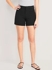 High-Waisted Pixie Trouser Shorts for Women -- 5-inch inseam