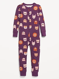 Unisex 2-Way-Zip Snug-Fit Pajama One-Piece for Toddler & Baby