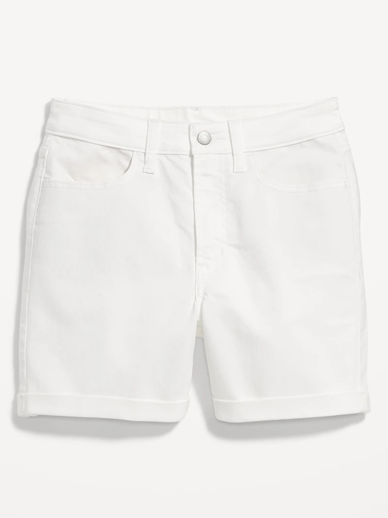High-Waisted Wow Jean Shorts - 5-inch inseam