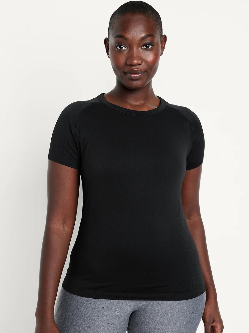 Fluid Seamless Fitted T-Shirt