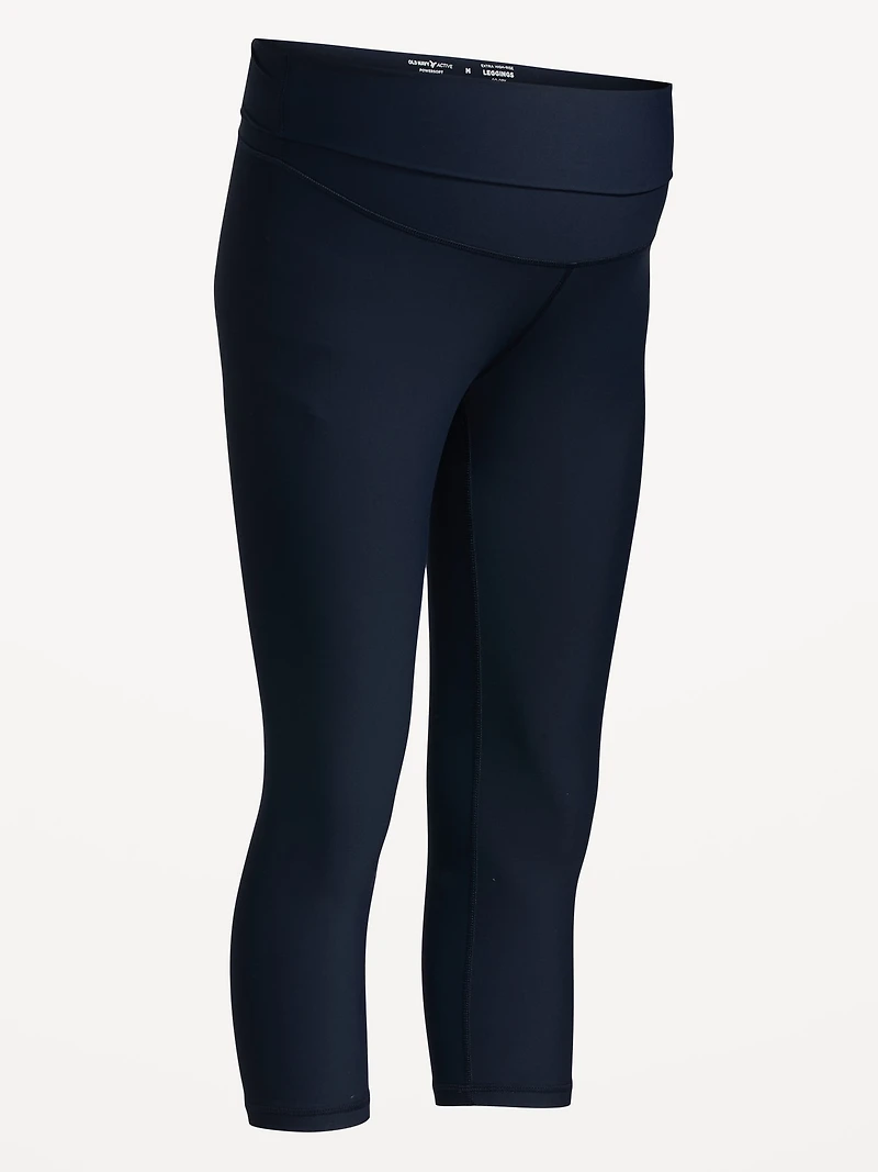 Legging de maternité court sculptant Powersoft à panneau complet